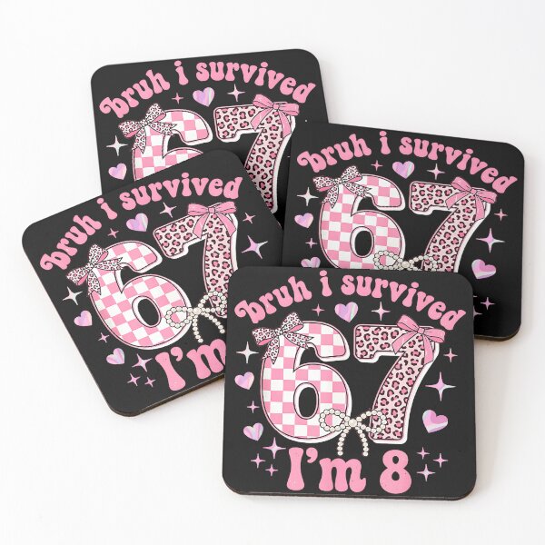 Item preview, Bruh I Survived 67 I'm 8 Eighth Birthday Funny Eight Year Old designed and sold by CharlieConon.