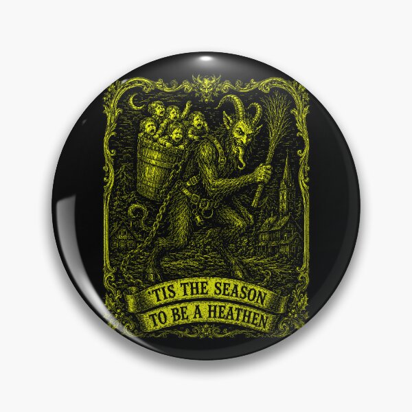 Item preview, Krampus Tis the Season to Be a Heathen designed and sold by Victor Shadehorn.