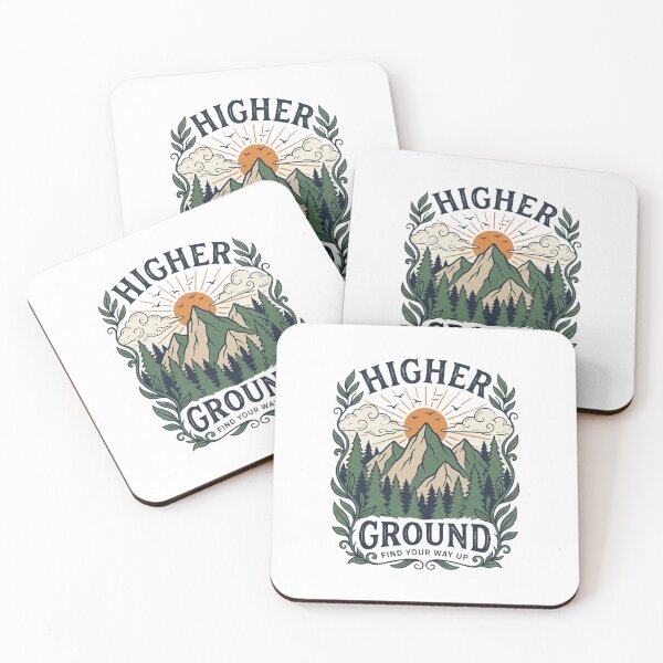 Item preview, Higher Ground Find Your Way Up Mountain Adventure Vintage designed and sold by Indraokta22.