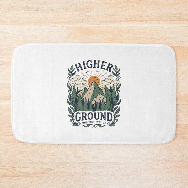 Item preview, Higher Ground Find Your Way Up Mountain Adventure Vintage designed and sold by Indraokta22.