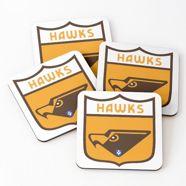 Item preview, Mighty Hawks Retro Logo Drawing designed and sold by Luke Foran Sports Art.