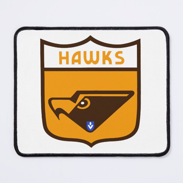 Item preview, Mighty Hawks Retro Logo Drawing designed and sold by Luke Foran Sports Art.
