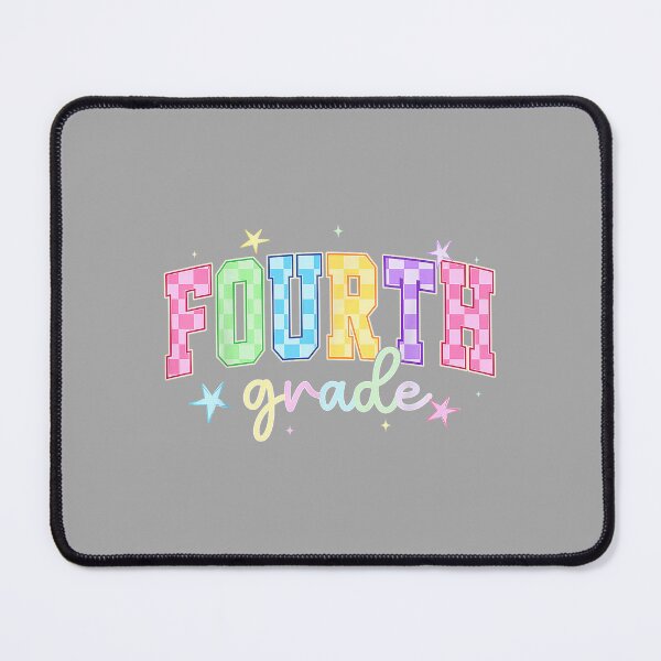 Item preview, Back to School Checkered Fourth Grade Team Teacher Students designed and sold by ArleneRowe.