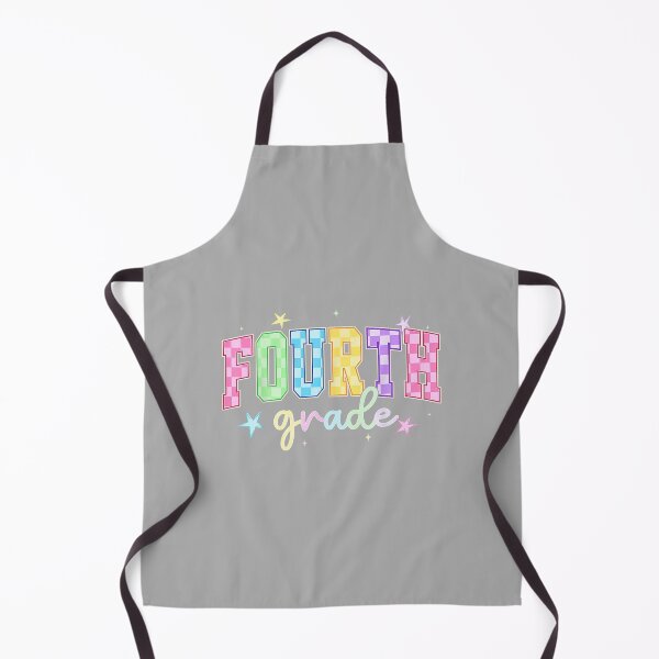 Item preview, Back to School Checkered Fourth Grade Team Teacher Students designed and sold by ArleneRowe.