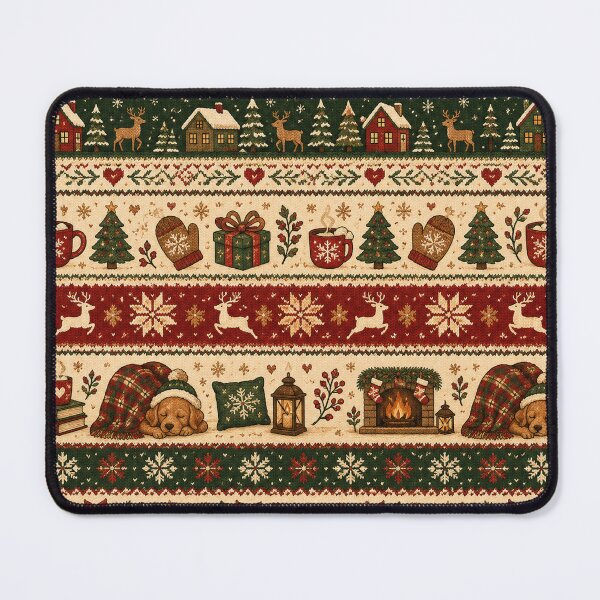 Item preview, Cozy Christmas Sweater Pattern – Fair Isle Holiday Design designed and sold by RJACreative.