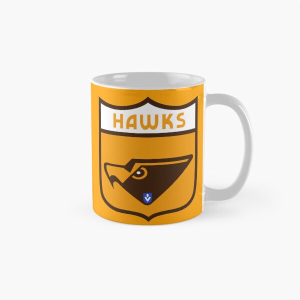 Item preview, Mighty Hawks Retro Logo Drawing designed and sold by Luke Foran Sports Art.