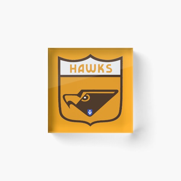 Item preview, Mighty Hawks Retro Logo Drawing designed and sold by Luke Foran Sports Art.