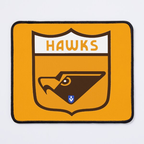Item preview, Mighty Hawks Retro Logo Drawing designed and sold by Luke Foran Sports Art.