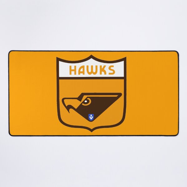Item preview, Mighty Hawks Retro Logo Drawing designed and sold by Luke Foran Sports Art.