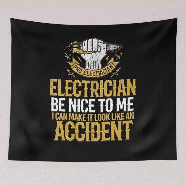 Item preview, Electrician Pliers Fist Humor   designed and sold by saresublete.
