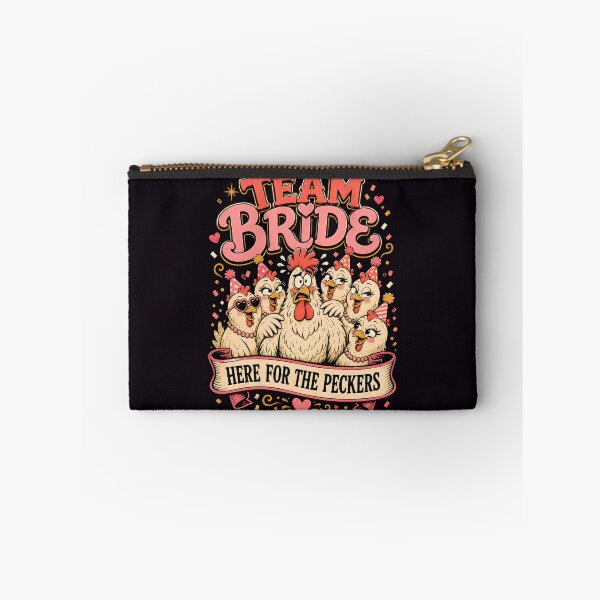 Item preview, Team Bride Here for the Peckers Hen Party Humor designed and sold by Victor Shadehorn.