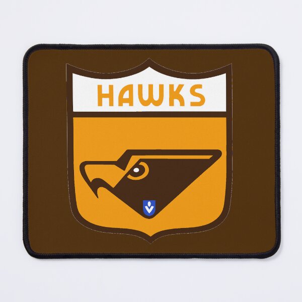 Item preview, Mighty Hawks Retro Logo Drawing designed and sold by Luke Foran Sports Art.