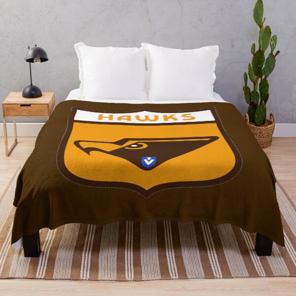 Item preview, Mighty Hawks Retro Logo Drawing designed and sold by Luke Foran Sports Art.