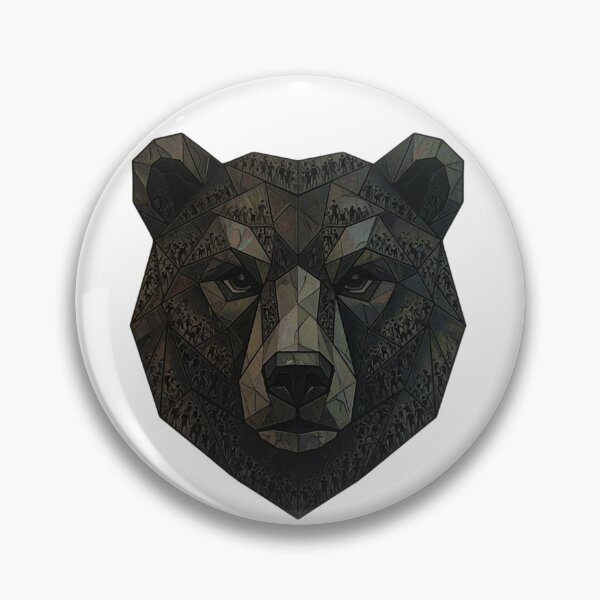 Item preview, Bear Head | Fragmented Cubist  designed and sold by ekemarket.