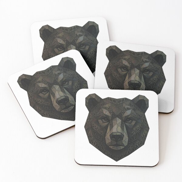 Item preview, Bear Head | Fragmented Cubist  designed and sold by ekemarket.