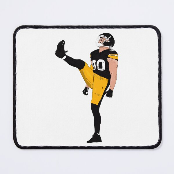 Item preview, Black Gold Football Player Number 90 Kick Celebration Sports Design designed and sold by MatthewCo98528.