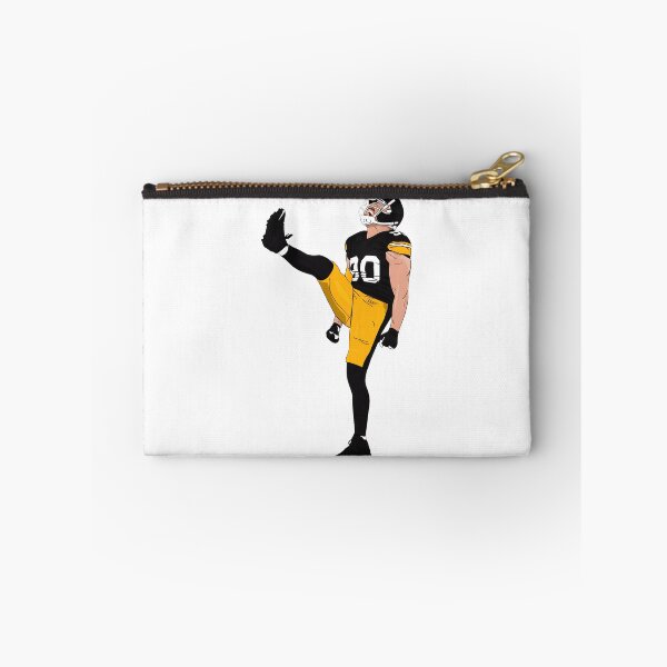 Item preview, Black Gold Football Player Number 90 Kick Celebration Sports Design designed and sold by MatthewCo98528.