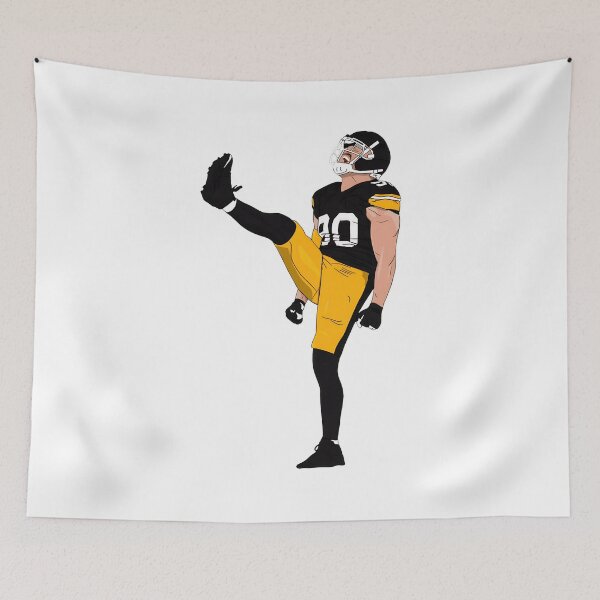 Item preview, Black Gold Football Player Number 90 Kick Celebration Sports Design designed and sold by MatthewCo98528.