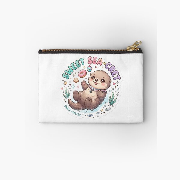 Item preview, Sea Otter – Kawaii "Sweet Sea-Cret" Sticker designed and sold by Chipkooo.