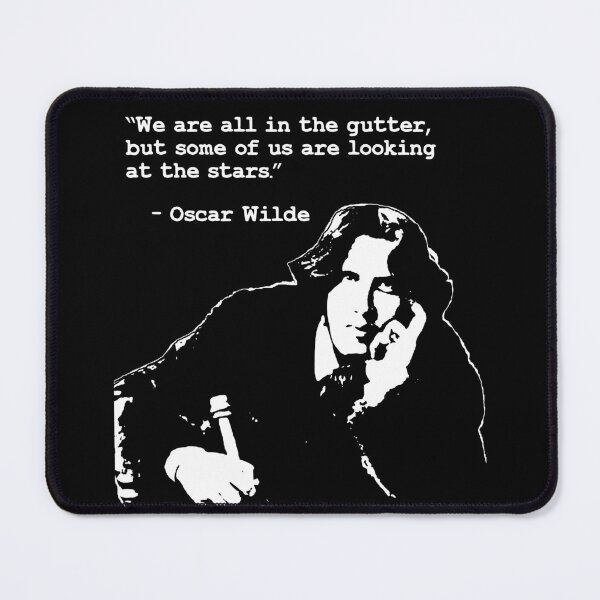 Item preview, We are all in the gutter, but some of us are looking at the stars quote by Oscar Wilde designed and sold by aponwao.