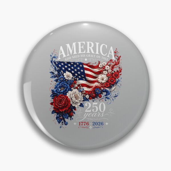 Item preview, America Flag Floral 250 Years 4th July for Women Girl designed and sold by ArleneRowe.