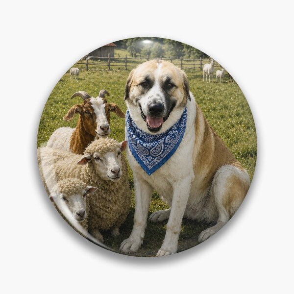Item preview, Anatolian Shepherd Livestock Guardian Dog Farm Photo Print designed and sold by RescueHeart10.