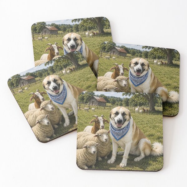 Item preview, Anatolian Shepherd Livestock Guardian Dog Farm Photo Print designed and sold by RescueHeart10.
