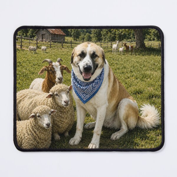 Item preview, Anatolian Shepherd Livestock Guardian Dog Farm Photo Print designed and sold by RescueHeart10.