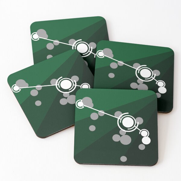 Item preview, Aries Constellation (Unlabeled) - Green- Minimalist Geometric Star Map Graphic  designed and sold by JayMakesTiktok.