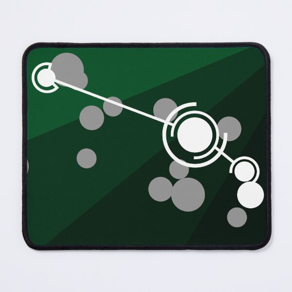 Item preview, Aries Constellation (Unlabeled) - Green- Minimalist Geometric Star Map Graphic  designed and sold by JayMakesTiktok.