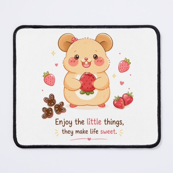 Item preview, Cute Strawberry Bear | Enjoy the Little Things Kawaii designed and sold by itxelaraStudio.
