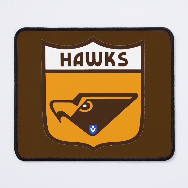 Item preview, Mighty Hawks Retro Logo Drawing designed and sold by Luke Foran Sports Art.