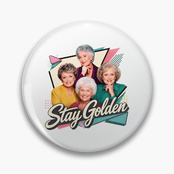 Item preview, The Golden Girls Cast Stay Golden Retro TV Show designed and sold by ZubairNalban.