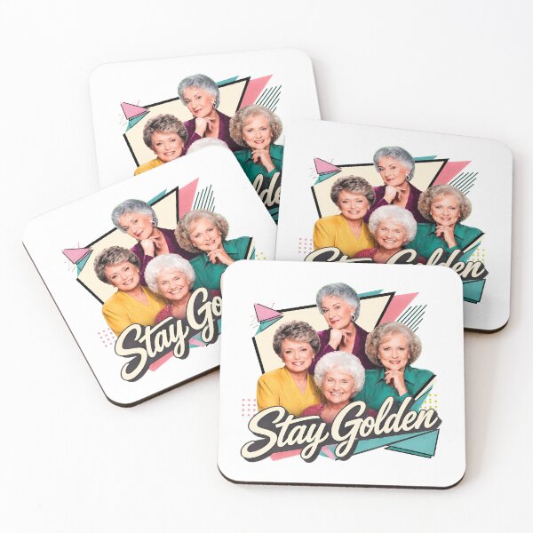 Item preview, The Golden Girls Cast Stay Golden Retro TV Show designed and sold by ZubairNalban.