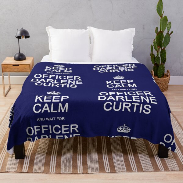 Item preview, Keep Calm and wait for Officer Darlene Curtis designed and sold by Normbot2000.