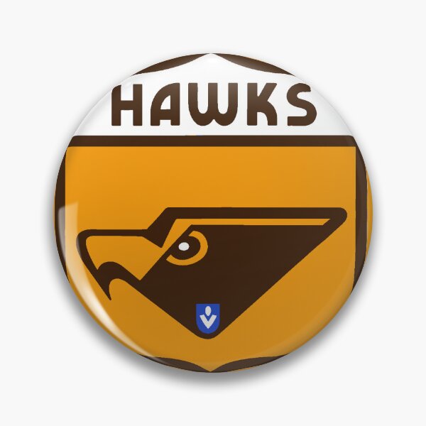 Item preview, Mighty Hawks Retro Logo Drawing designed and sold by Luke Foran Sports Art.