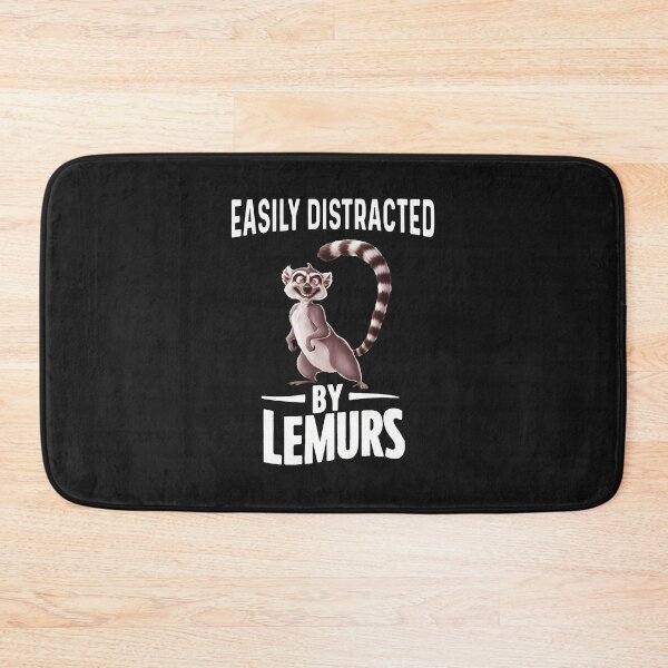 Item preview, Easily Distracted By Lemurs Animal Lover Humor Gift designed and sold by dlpfjokns.
