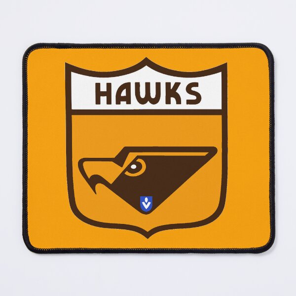Item preview, Mighty Hawks Retro Logo Drawing designed and sold by Luke Foran Sports Art.