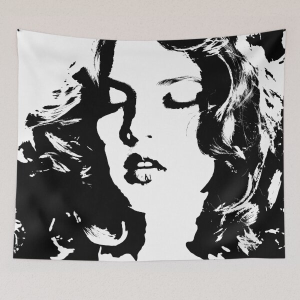 Item preview, Portrait of a Woman in Black and White | Genesis Noir designed and sold by StudioDestruct.