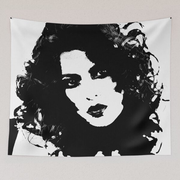 Item preview, Portrait of a Woman in Black and White | Genesis Noir designed and sold by StudioDestruct.