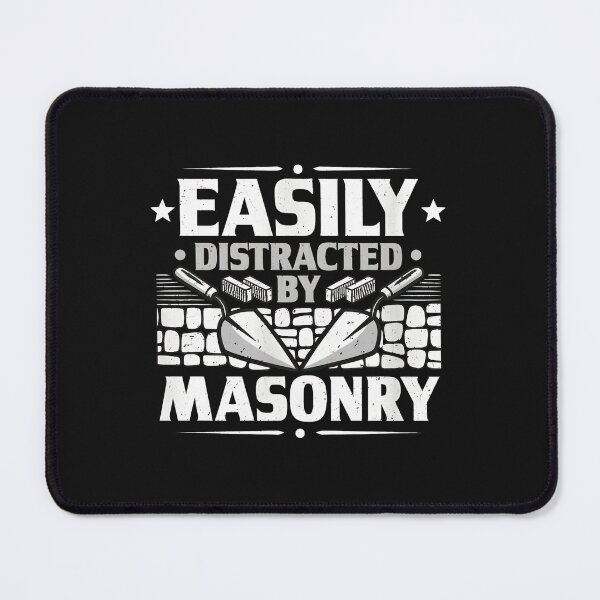 Item preview, Easily Distracted By Masonry Bricklayer Trowel Design designed and sold by iordtutpl.