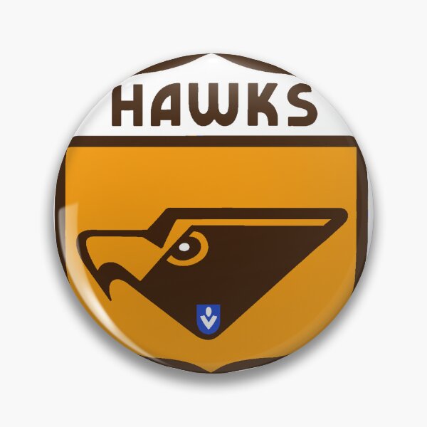 Item preview, Mighty Hawks Retro Logo Drawing designed and sold by Luke Foran Sports Art.