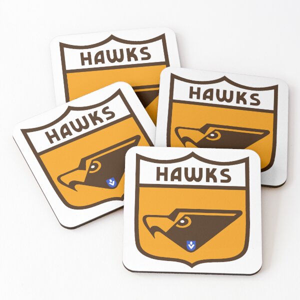 Item preview, Mighty Hawks Retro Logo Drawing designed and sold by Luke Foran Sports Art.