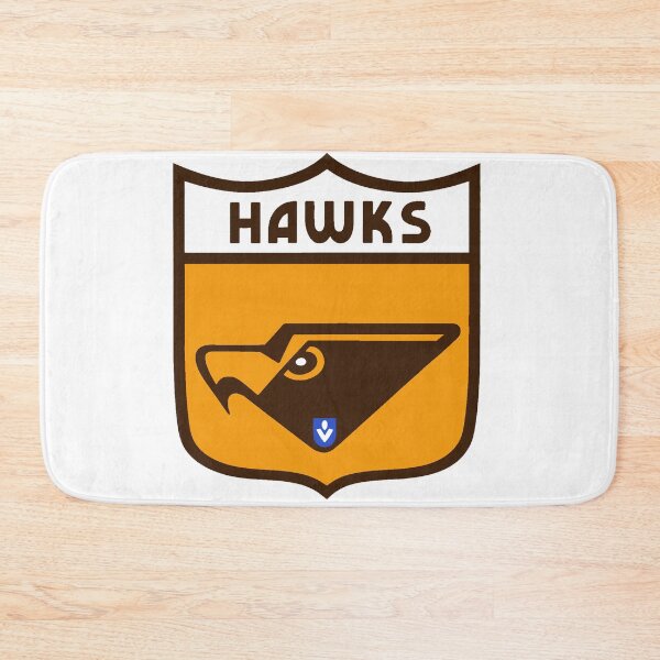 Item preview, Mighty Hawks Retro Logo Drawing designed and sold by Luke Foran Sports Art.