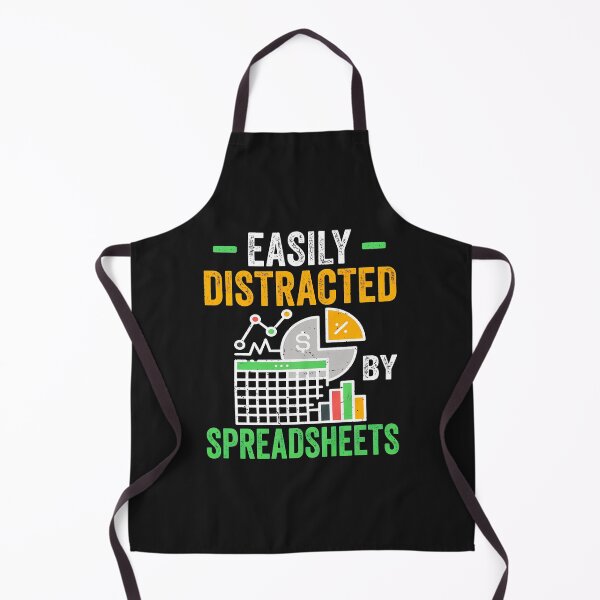 Item preview, Easily Distracted By Spreadsheets Data Analyst Humor designed and sold by dlpfjokns.