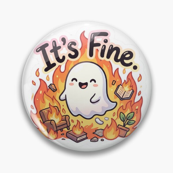 Item preview, Everything is fine, don't worry. designed and sold by Only Words.