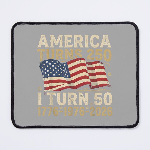Item preview, America Turns 250 I Turn 50 1976 Funny 50th Birthday designed and sold by ArleneRowe.