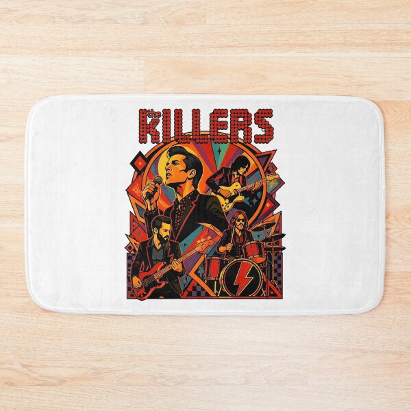 Item preview, The Killers Abstract Art Guitar Casino Design designed and sold by ZubairNalban.