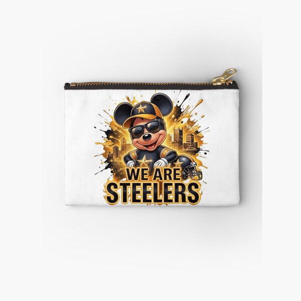 Item preview, We Are Steelers Cartoon Mouse Pittsburgh Black Gold Fan Design designed and sold by AshleySan84254.