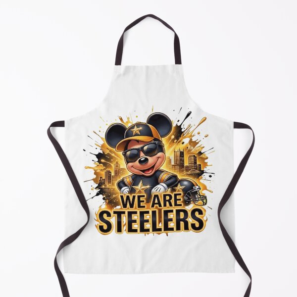 Item preview, We Are Steelers Cartoon Mouse Pittsburgh Black Gold Fan Design designed and sold by AshleySan84254.